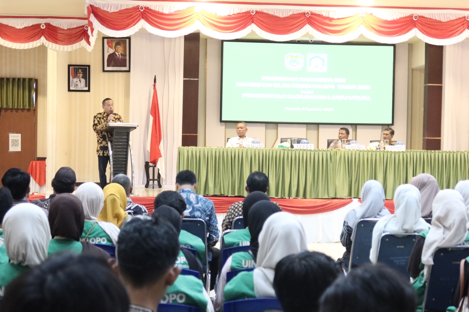 Sekda Luwu Utara Terima 220 Mahasiswa KKN UIN Palopo