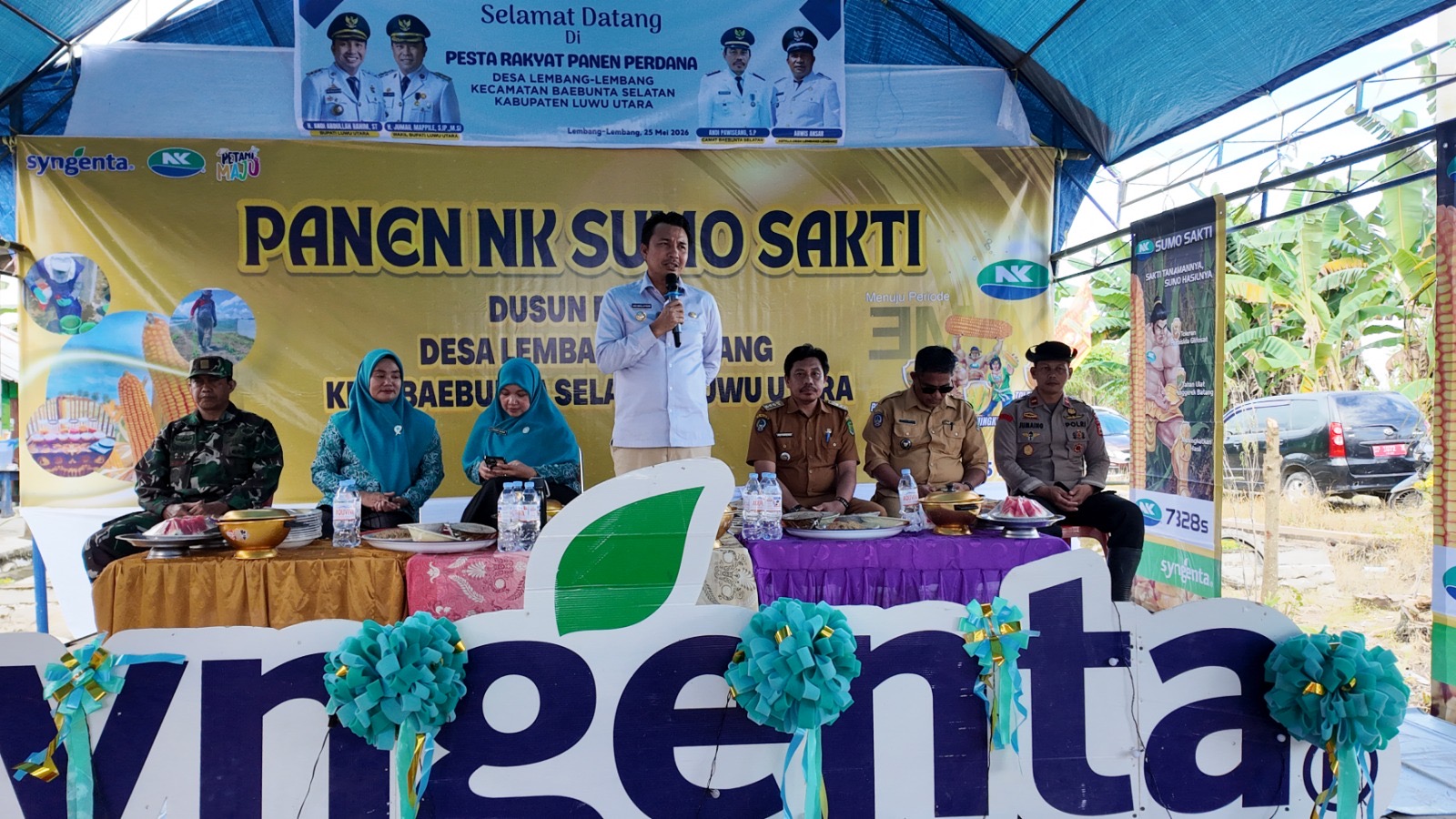 Hadiri Panen Jagung  Di Desa Lembang-Lembang Bupati Harap Produksi Terus Meningkat