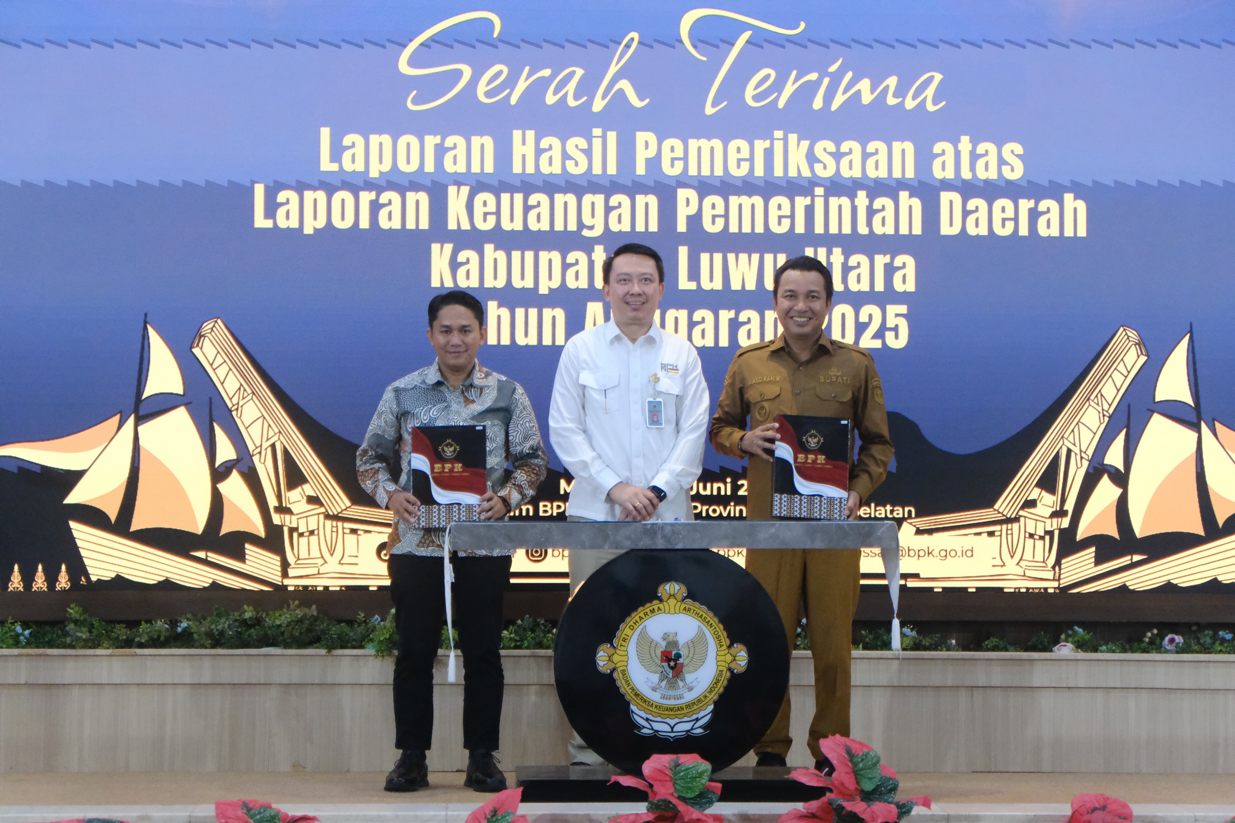Pemda Luwu Utara Kembali Meraih Predikat Opini WTP dari BPK RI Atas LKPD 2025