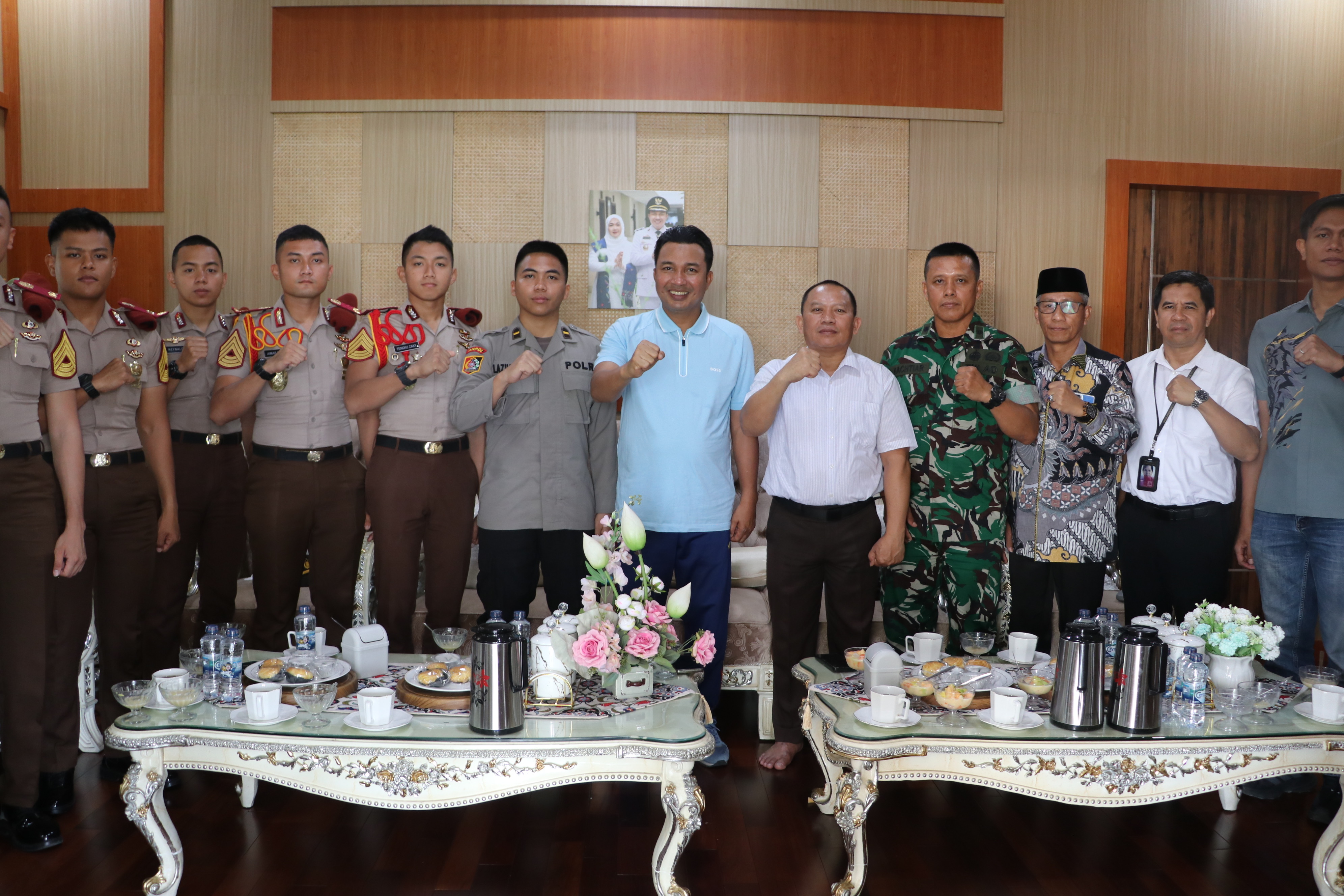Bupati Luwu Utara Sambut Hangat Taruna Akademi Polisi yang Akan Bertugas di Sekolah Rakyat