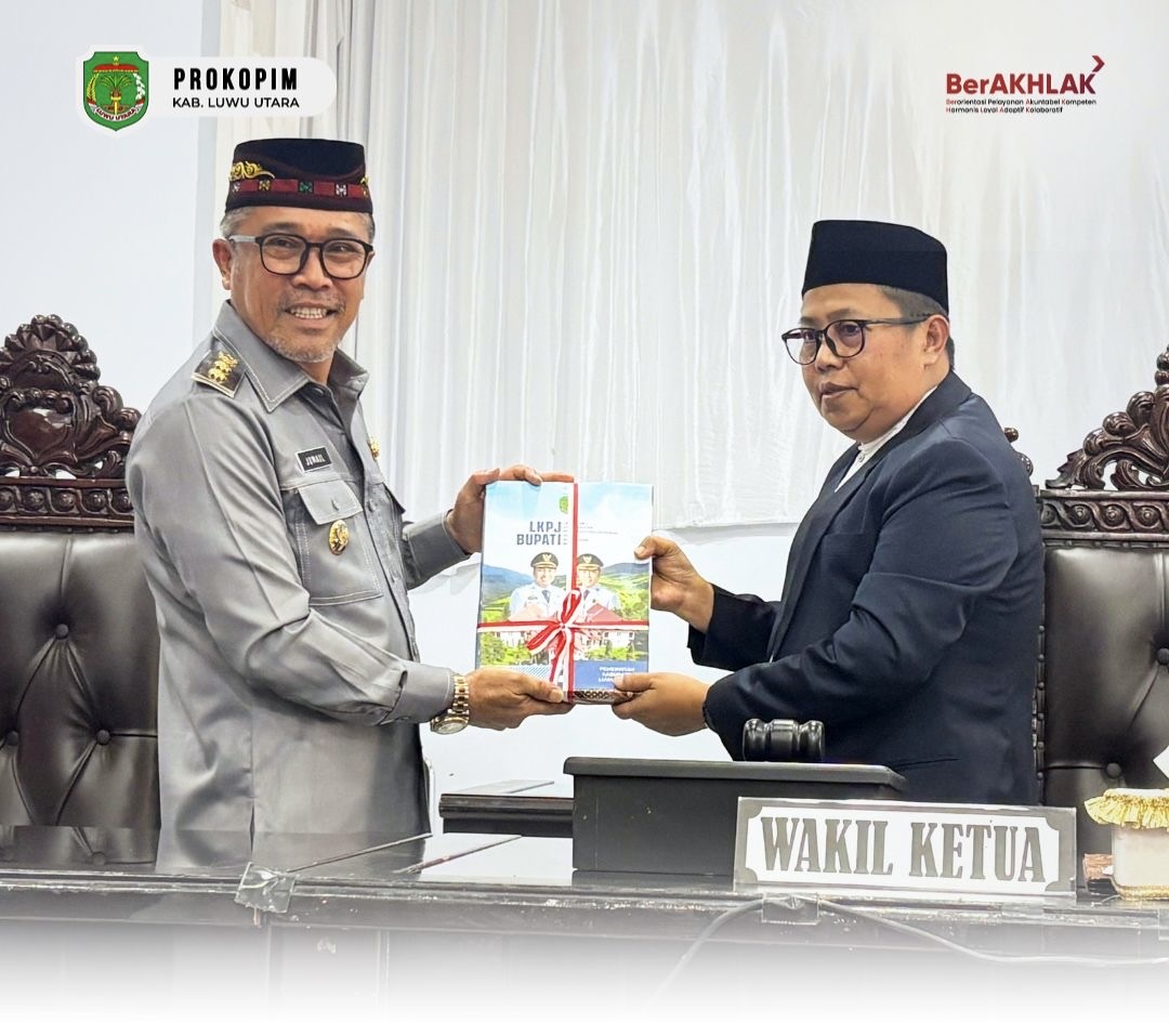 Serahkan LKPJ Tahun 2025, Wabup Jumail : Sinergi Semua Pihak Kunci Penuntasan Program.