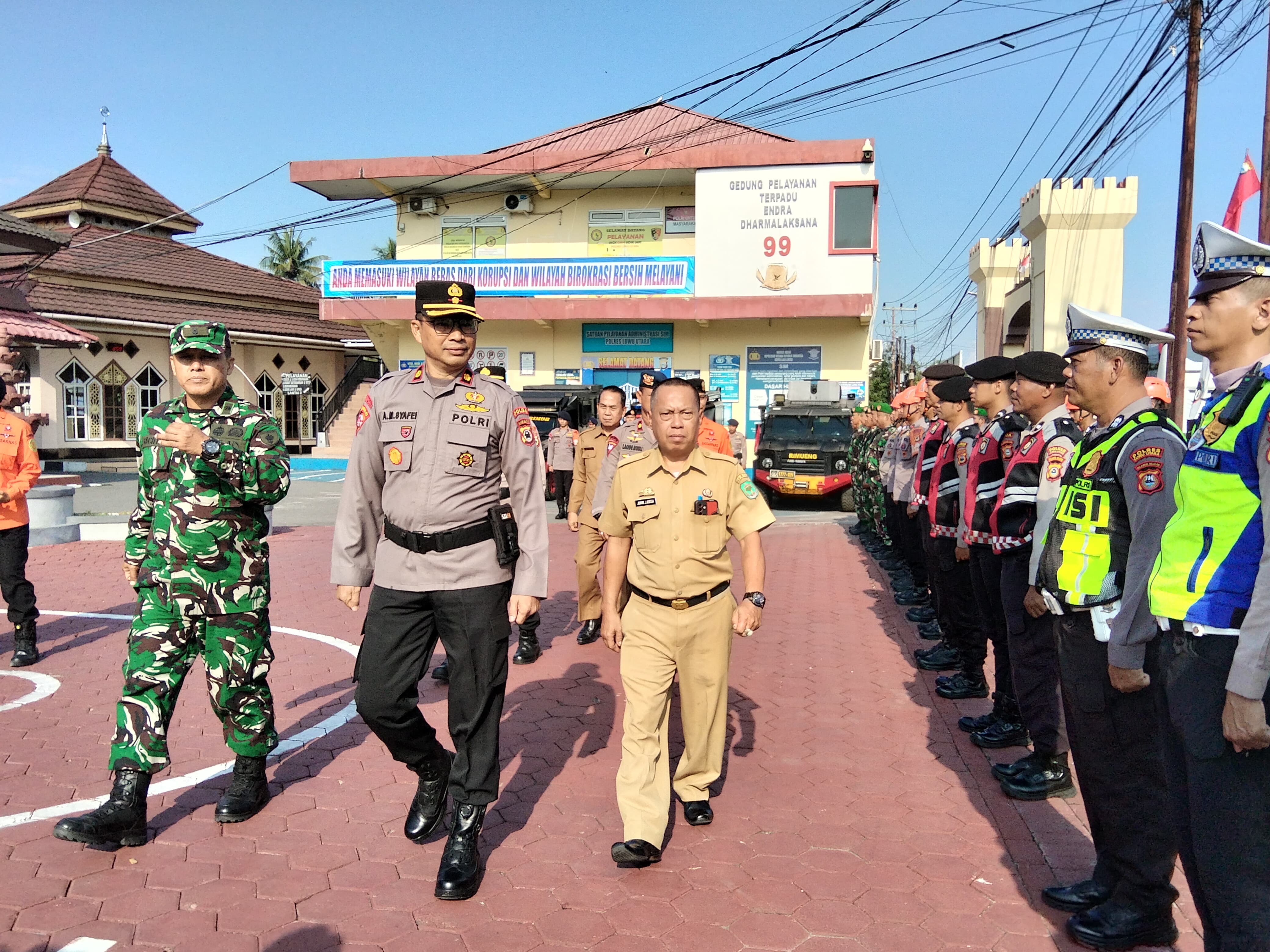 Polres Luwu Utara Gelar Apel Kesiapan Pasukan, Antisipasi Kebakaran Hutan dan Lahan