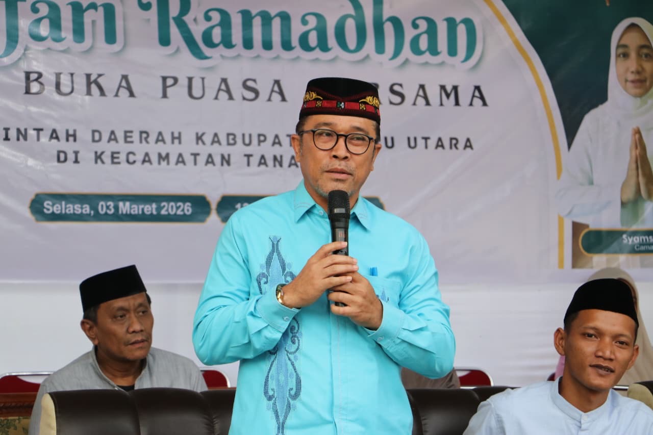 Wakil Bupati Luwu Utara pimpinan Safari Ramadhan kecamatan tanalili