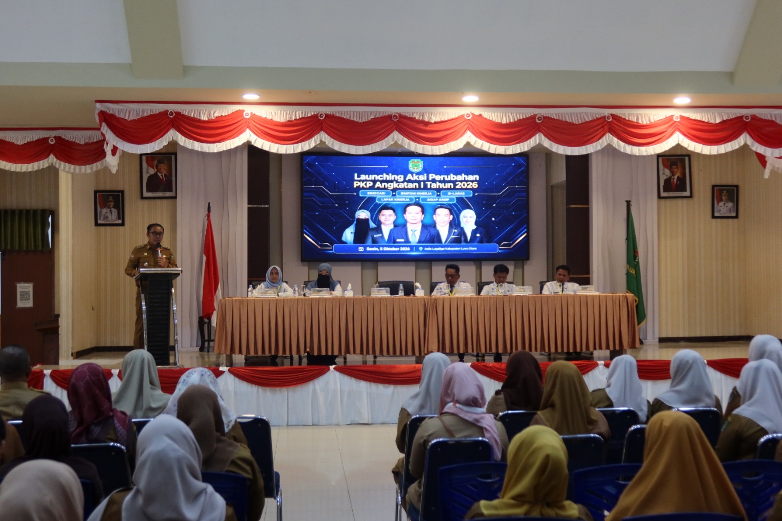 Wakil Bupati Luwu Utara secara resmi melaunching 5 aksi perubahan baru Luwu Utara 