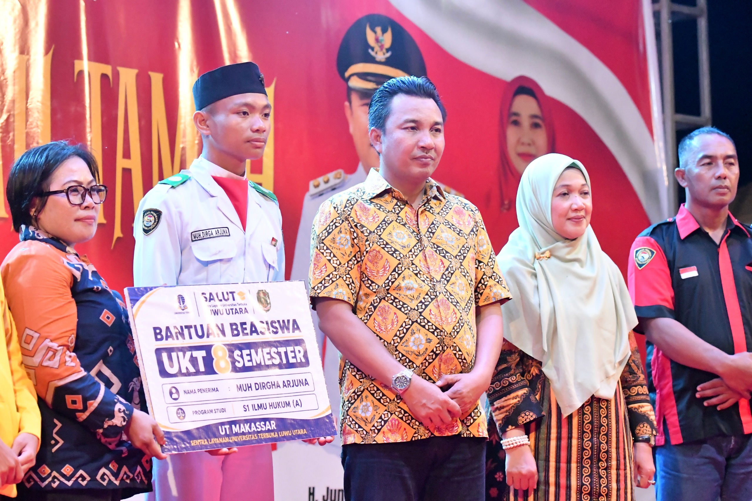 SALUT berikan beasiswa penuh kepada Paskibraka Luwu Utara