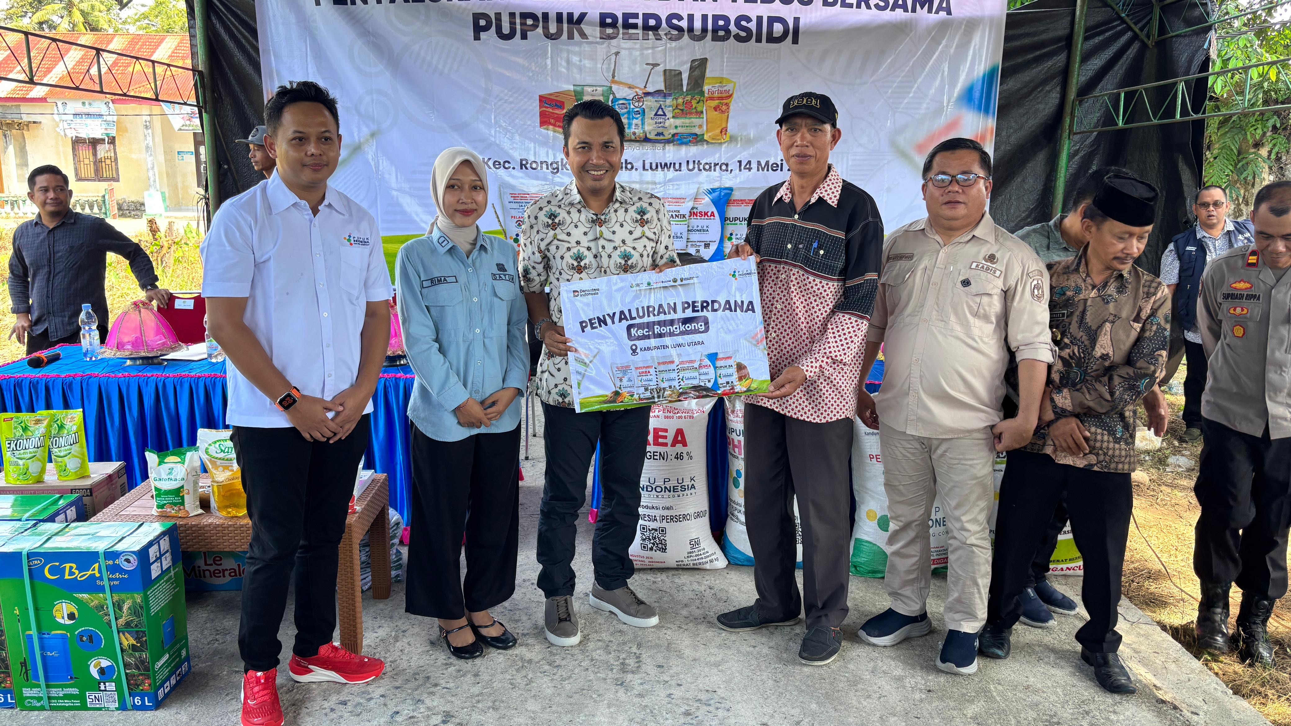 salurkan pupuk bersubsidi, Andi Rahim : ini untuk kesejahteraan petani 