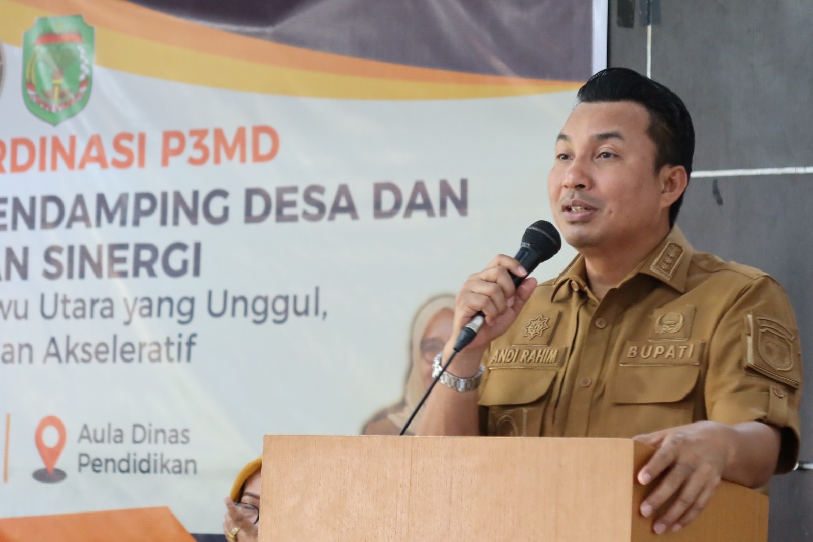 Bupati Luwu Utara membuka Rakor P3MD tahun 2026