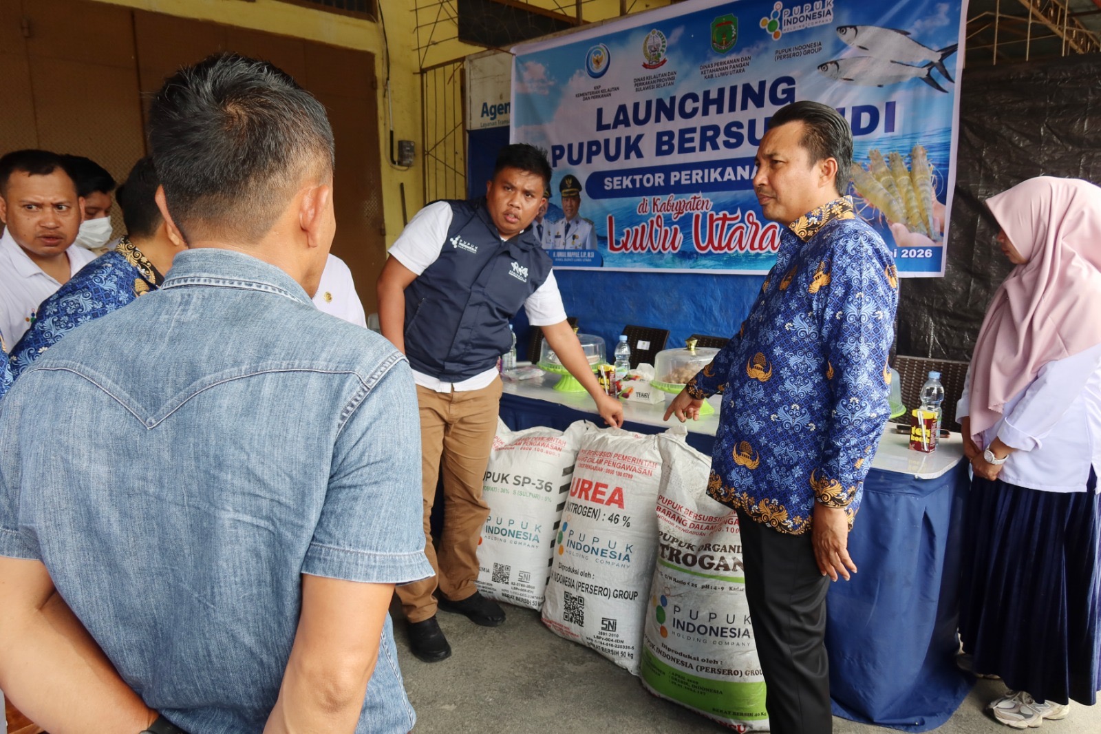 10.905 Ton Pupuk Subsidi Untuk Sektor Perikanan Resmi Di Launching Oleh Bupati Luwu Utara