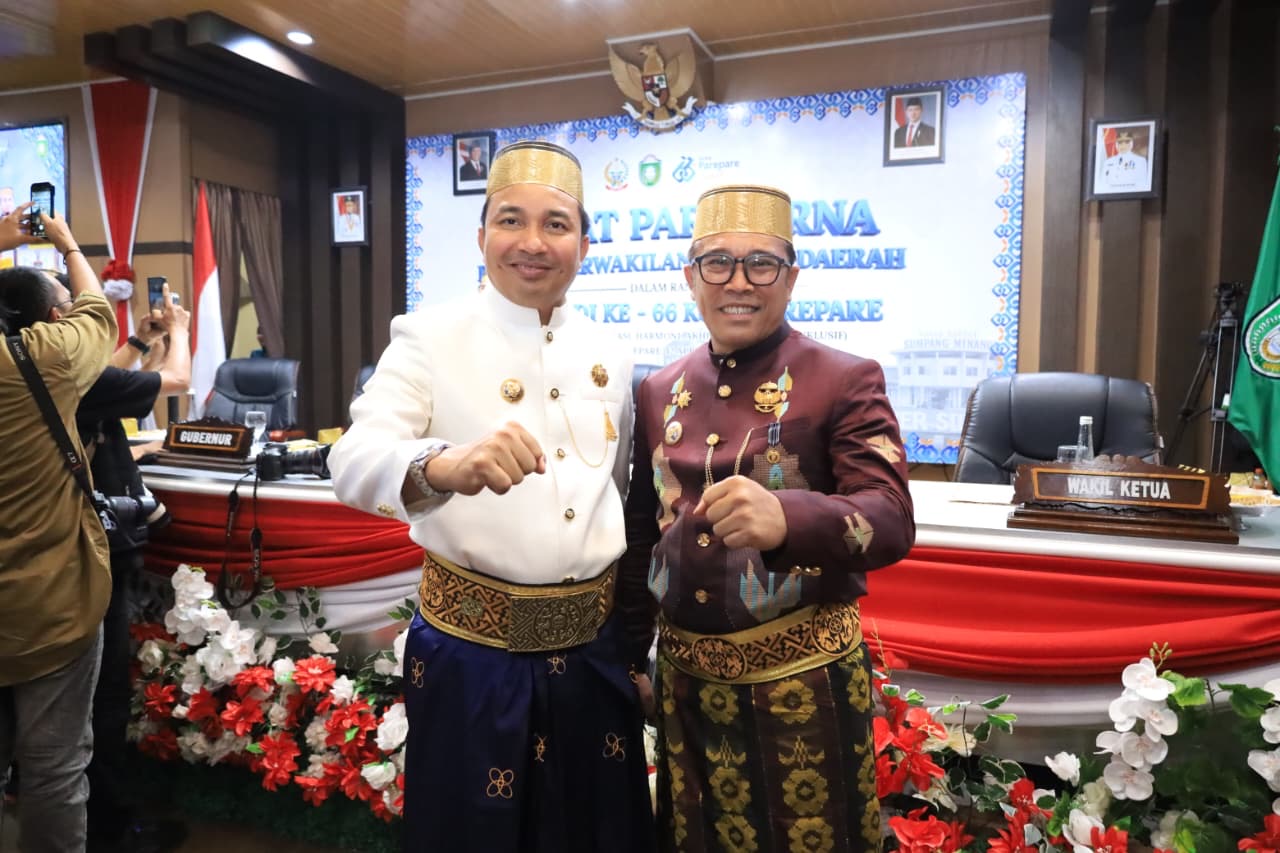 Hadiri peringatan HUT Kota pare-pare ke-66, Bupati Andi Rahim sampaikan ini.