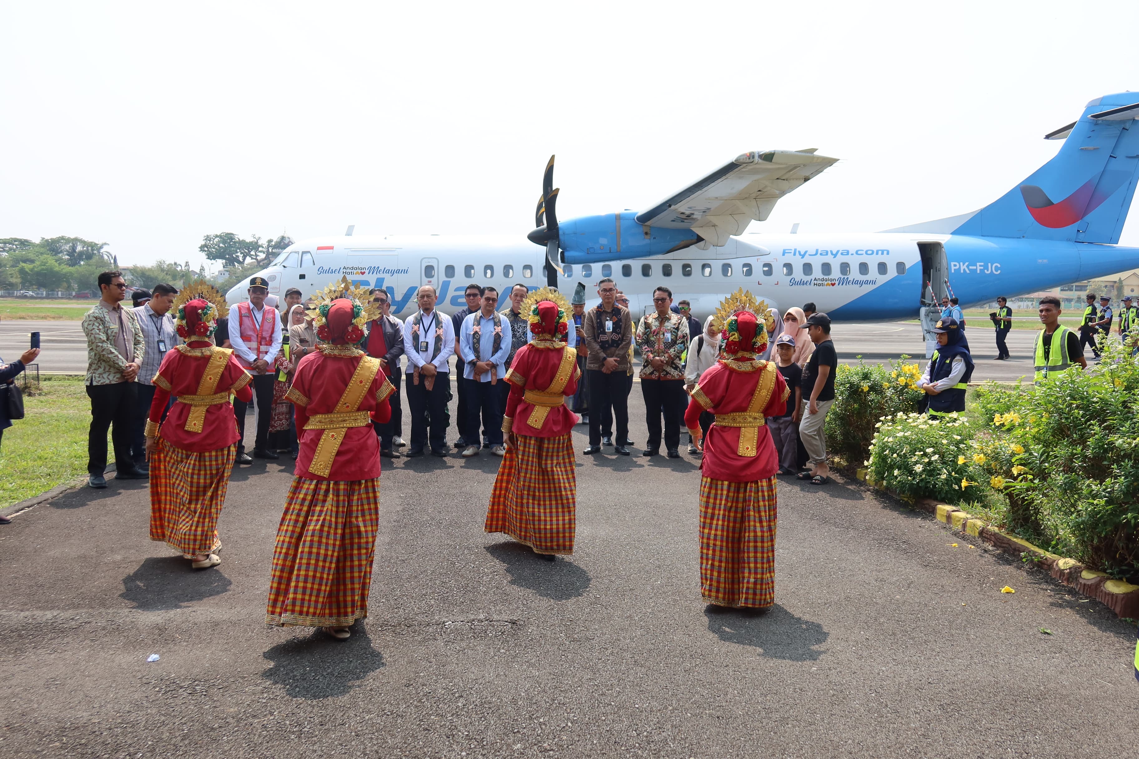 Fly Jaya resmi beroperasi di Masamba, Wabup Lutra : Semoga dampaknya bisa dirasakan oleh masyarakat 