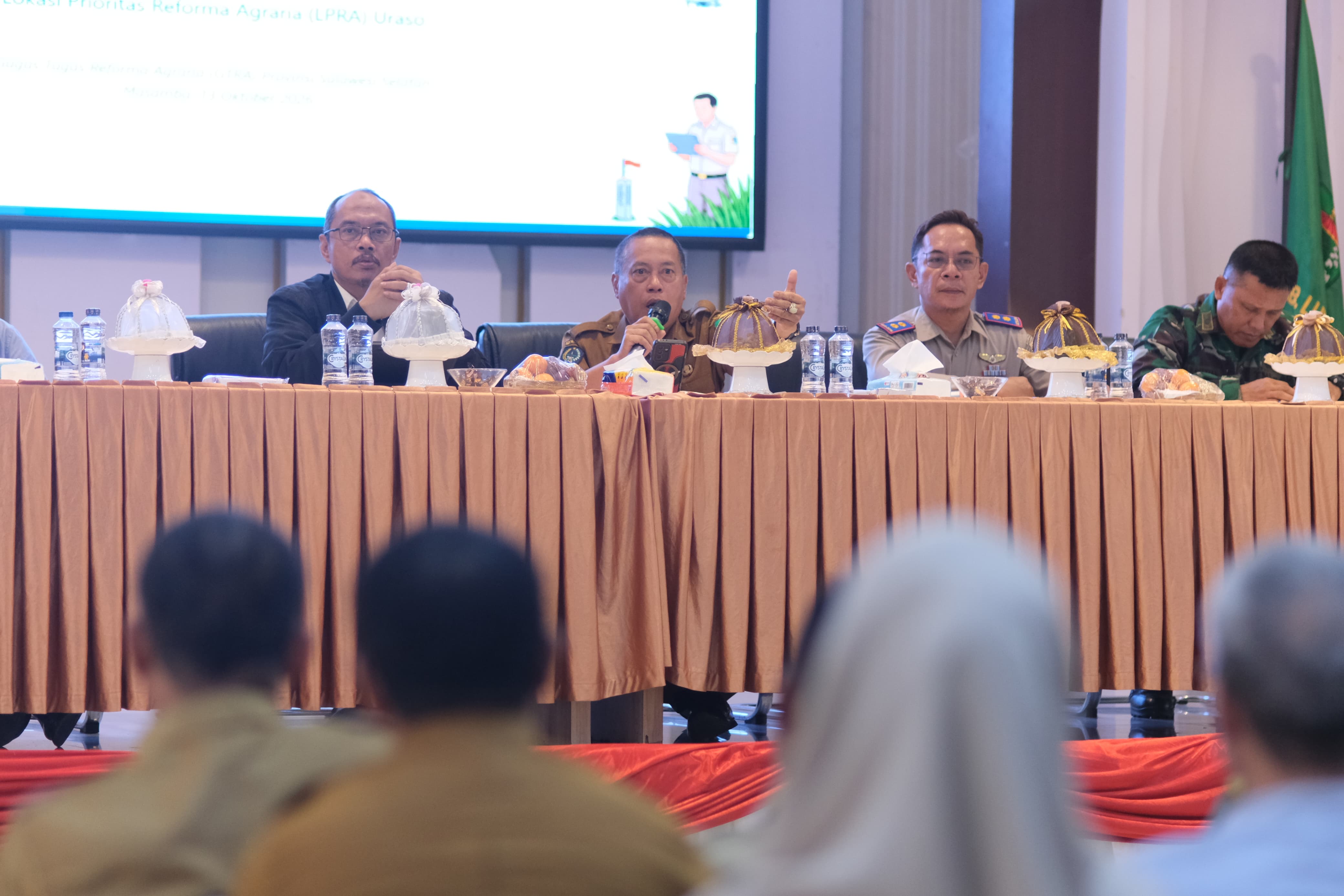 Sekda Lutra Pimpin Rakor pendataan indikatif TORA Luwu Utara