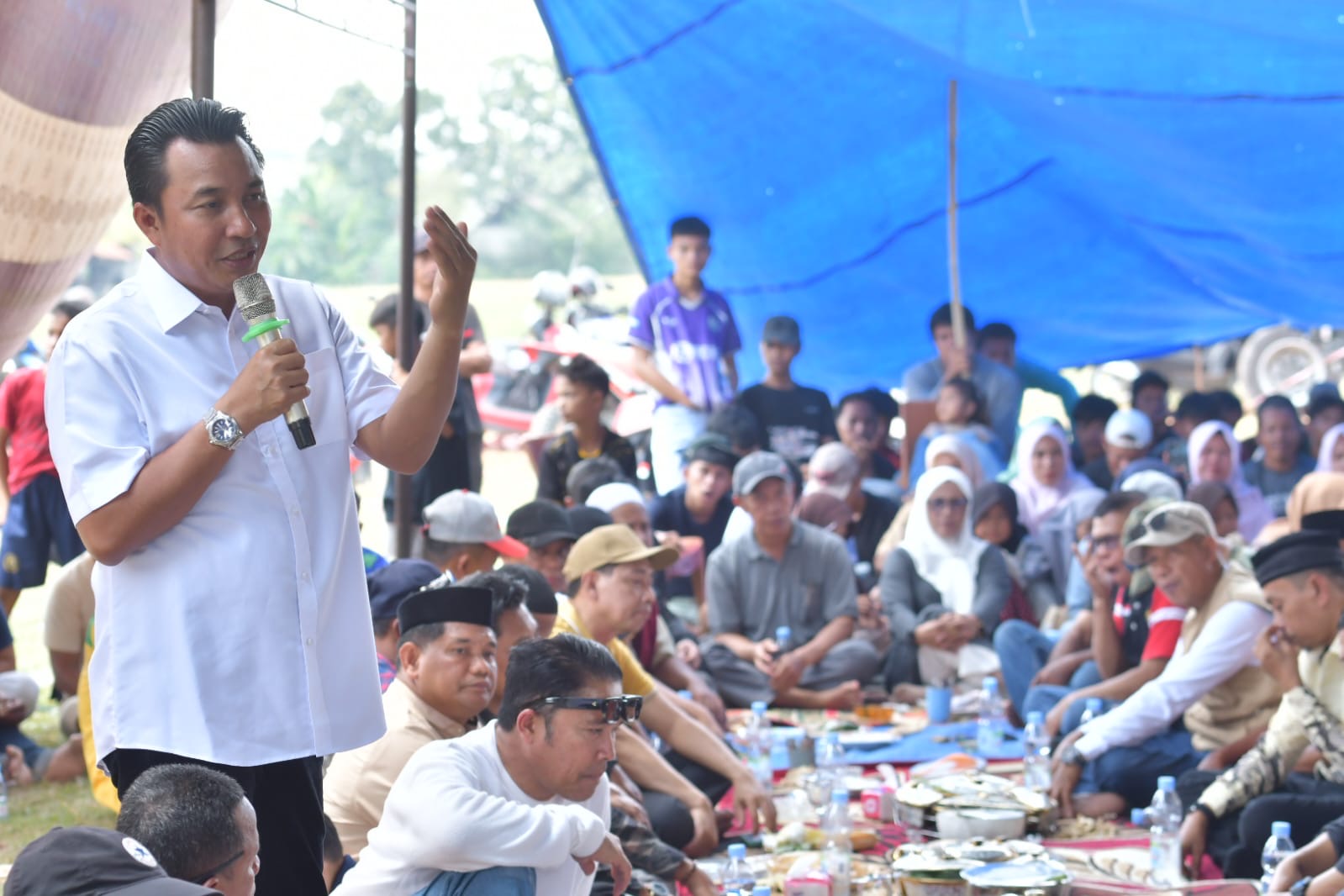 Hadiri pesta panen, Andi Rahim ucapkan terima kasih kepada petani desa tarobok