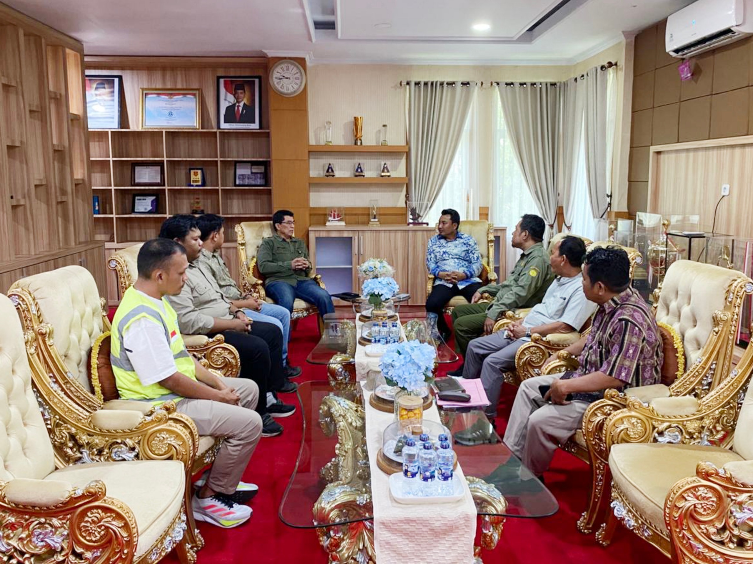 Terima kunjungan balai lahan dan irigasi, Bupati Andi Rahim sampaikan ini…