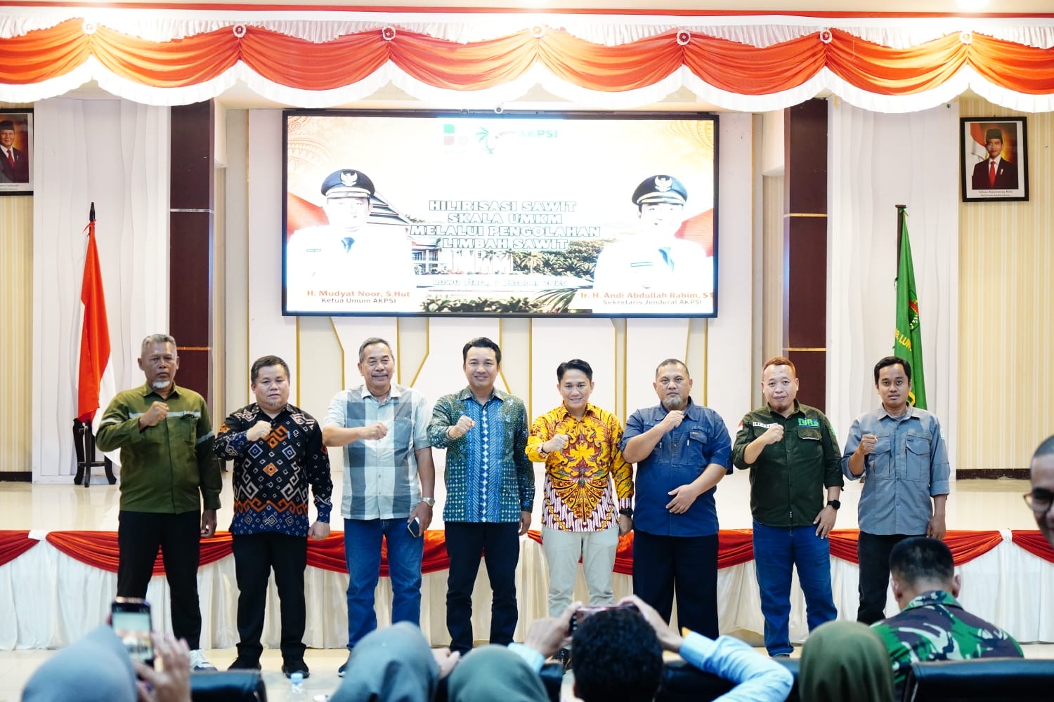 Buka Workshop Hilirisasi Sawit Sekjen AKPSI Bupati Lutra Dorong Limbah Jadi Produck Bernilai Ekonomi