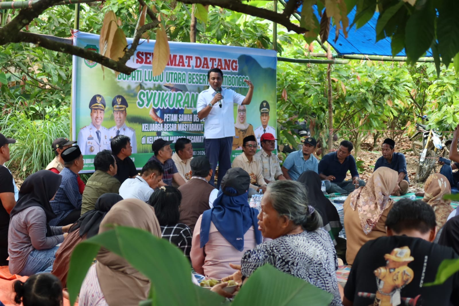 Komitmen Berjuang Bersama Petani, Andi Rahim Hadiri Pesta Panen Masyarakat Dusun Pollegen